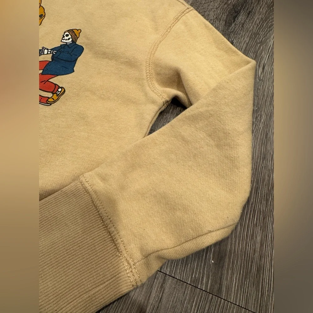 Old Navy Kids Skeleton Crew Sweatshirt Skateboard Graphic | Sizes 6/7 & 8 Youth